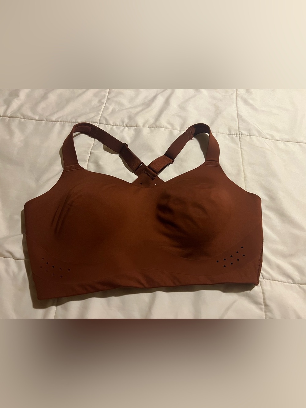 CALIA by Carrie Underwood Wireless Sports Bra - Rust Brown